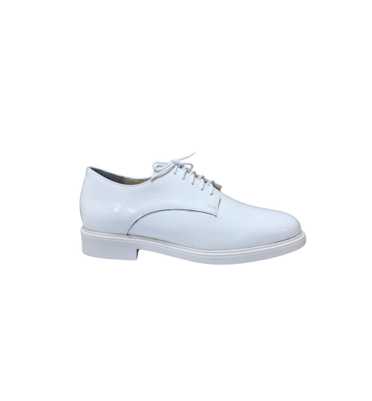 Zapatos fashion charol blanco